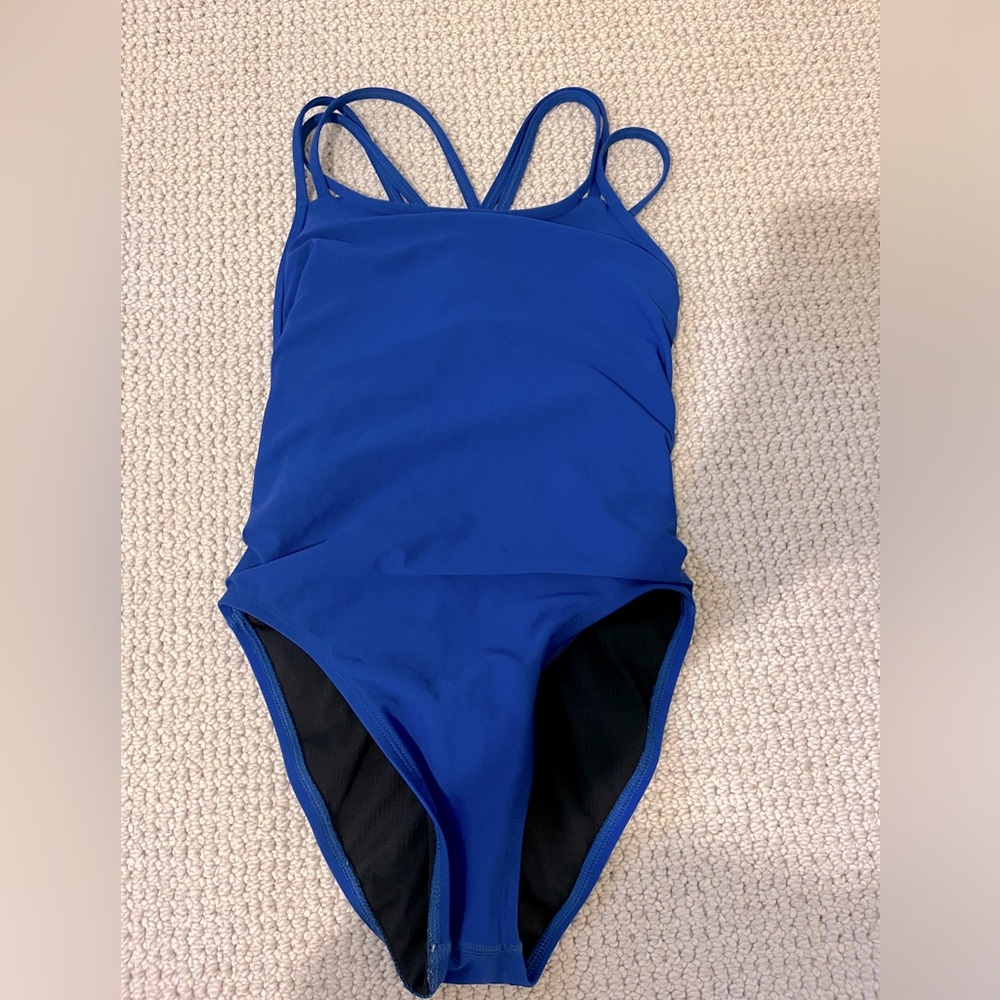 deep blue jolyn swimsuit size 28